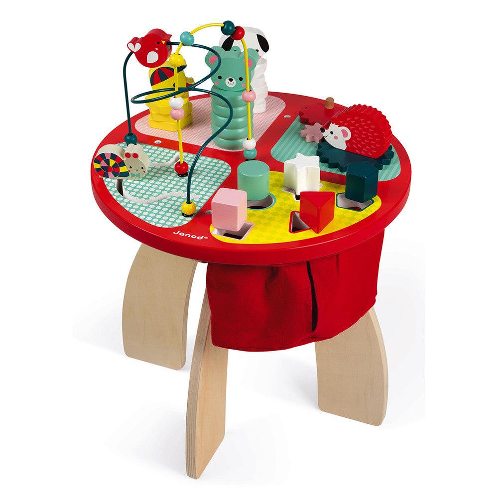 Janod Wooden Baby Forest Activity Table Right Side Picture