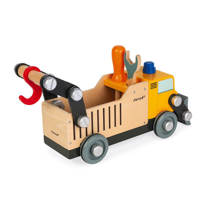 Janod Wooden Brico'Kids DIY Builders Truck Rear Picture