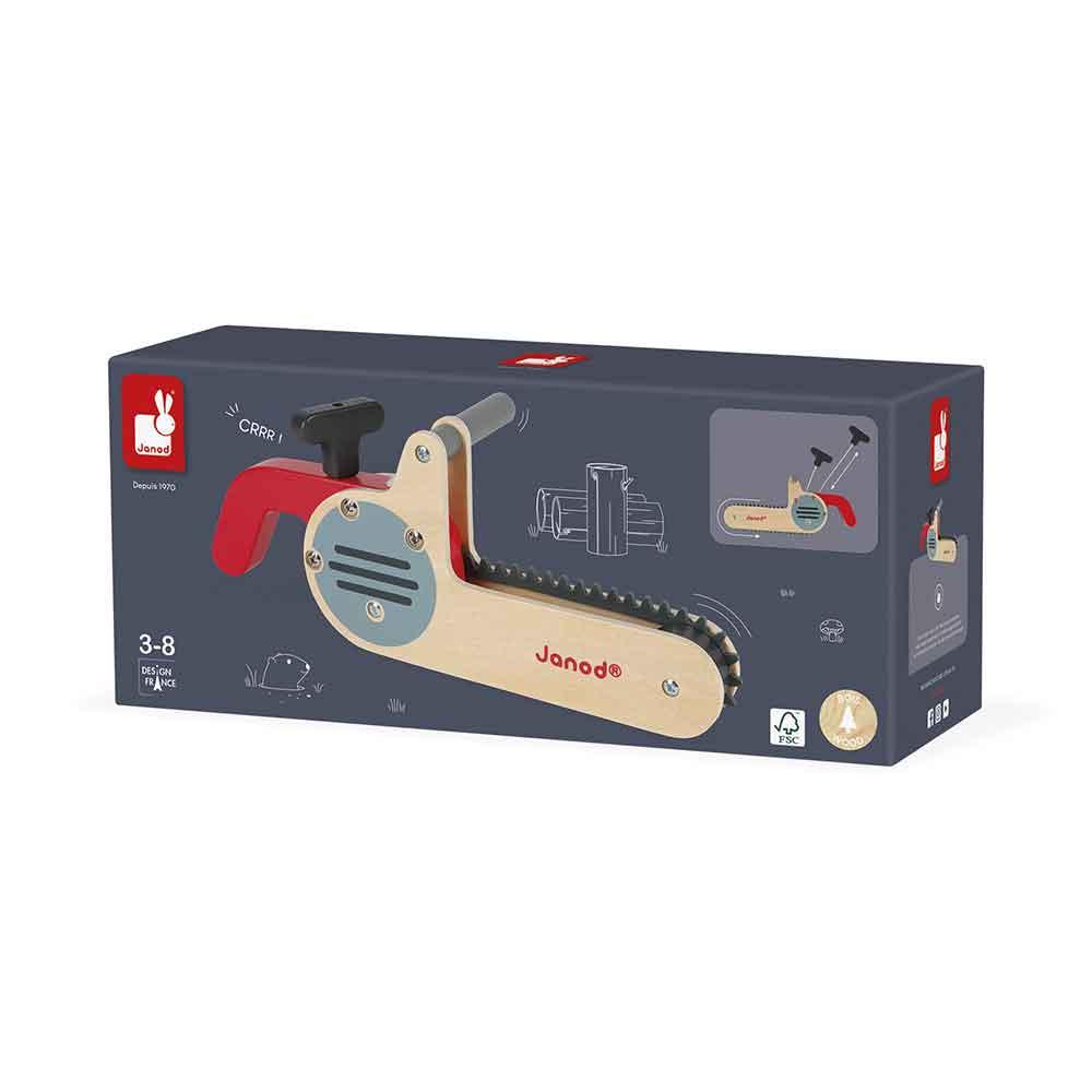 Janod FSC Wooden Brico'Kids Chainsaw Box Side Picture