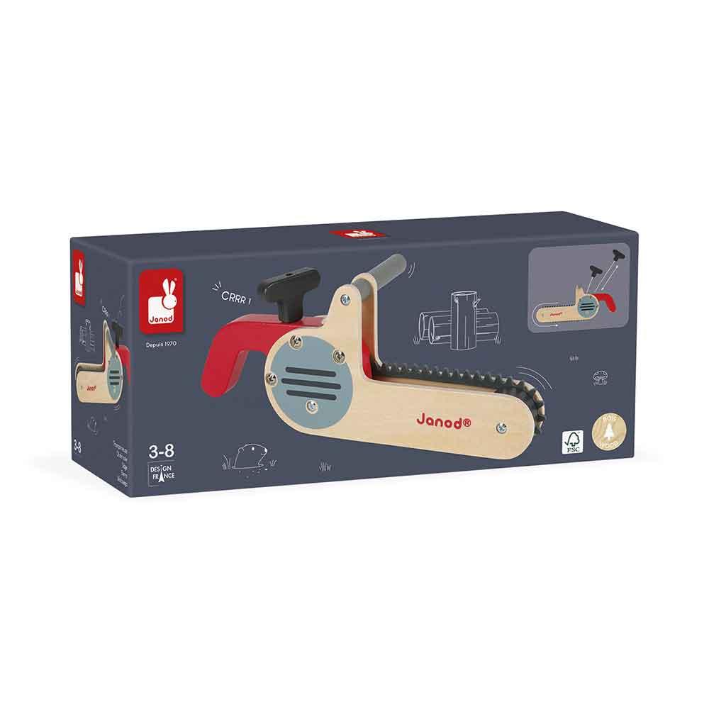 Janod FSC Wooden Brico'Kids Chainsaw Box Picture