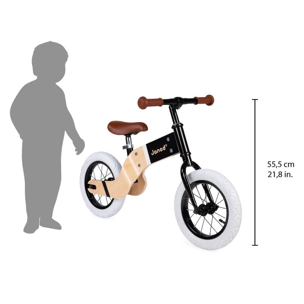 Janod Deluxe Balance Bike Size Guide Picture