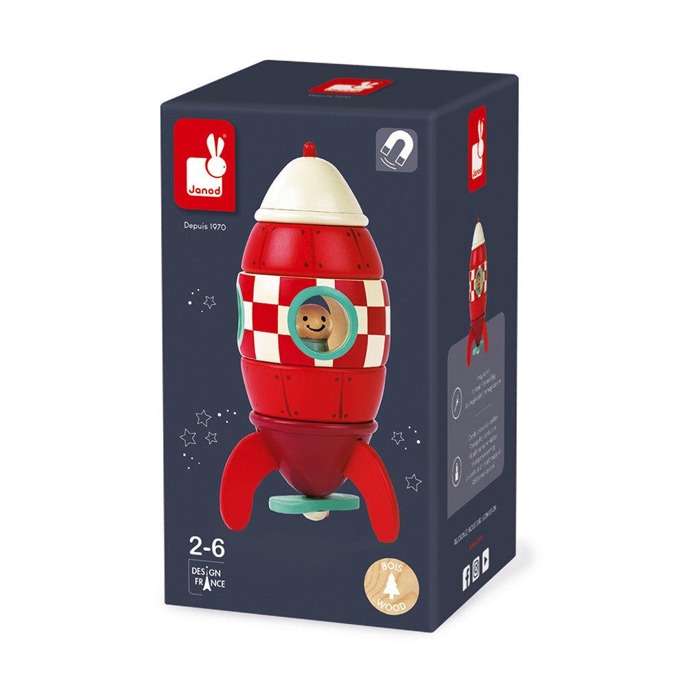 Janod Wooden Magnetic Rocket Small Box Picture