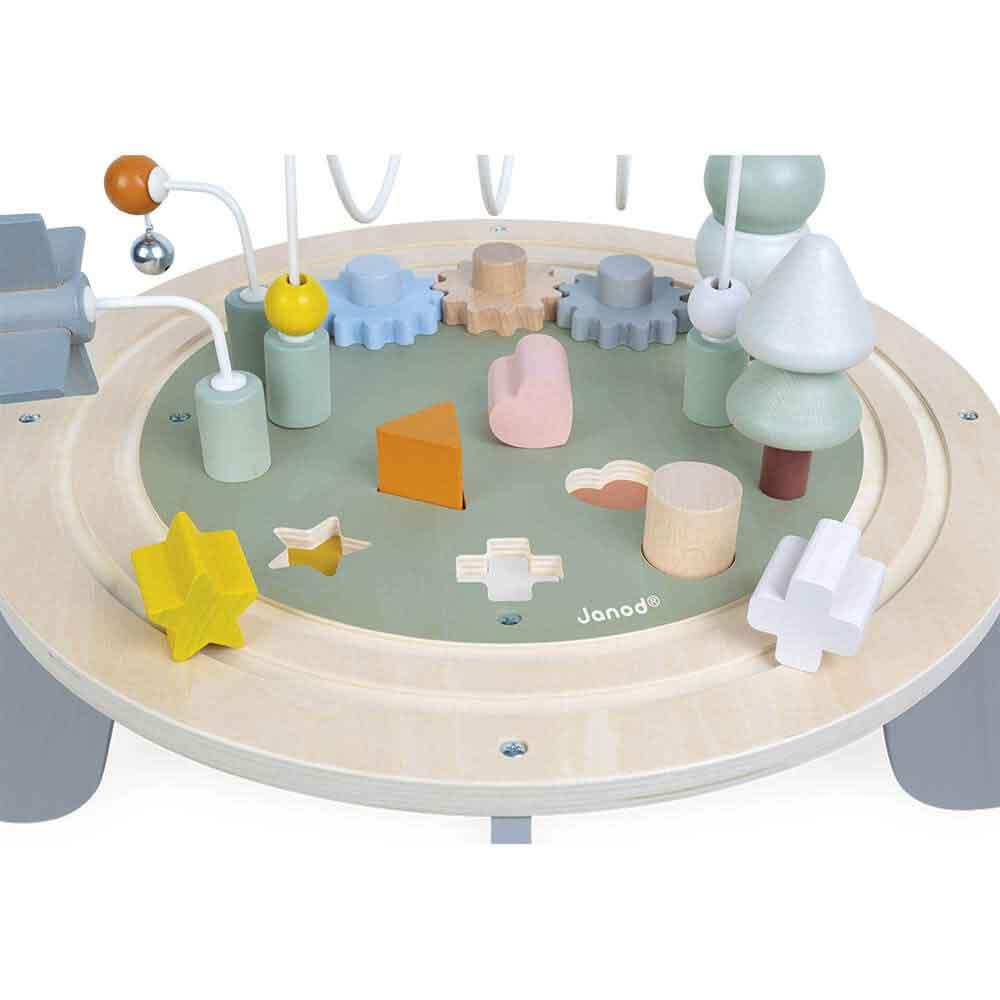 Janod Wooden Sweet Cocoon Activity Table Top Picture