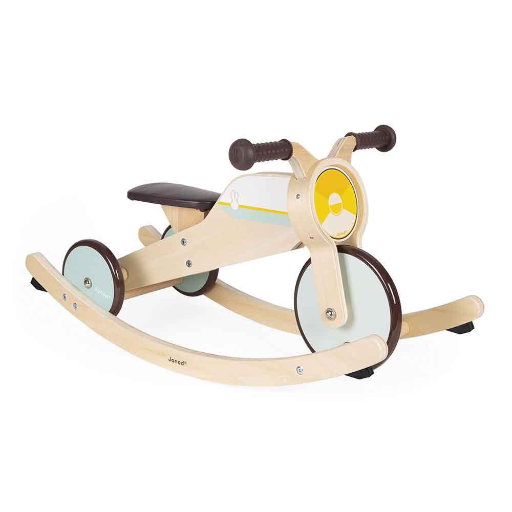 Janod FSC Wooden 2 in 1 Rocking Tricycle Main Picture