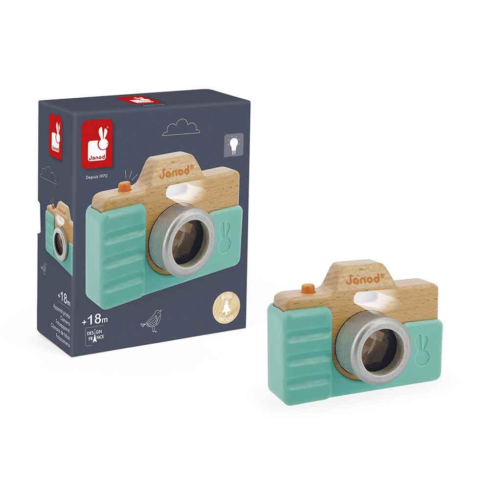 Janod Wooden Camera with Silicone Cover with Box Picture