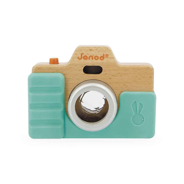 Janod Wooden Camera with Silicone Cover Front Picture