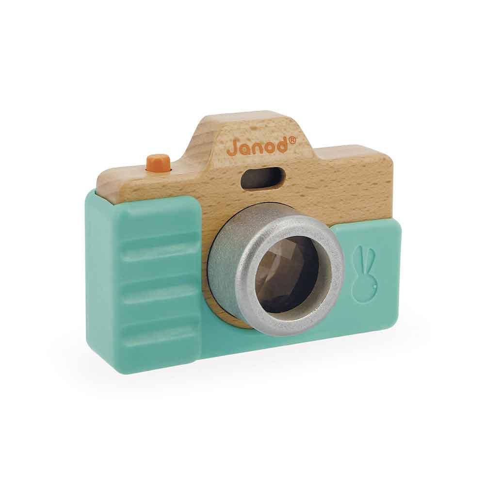 Janod Wooden Camera with Silicone Cover Main Picture