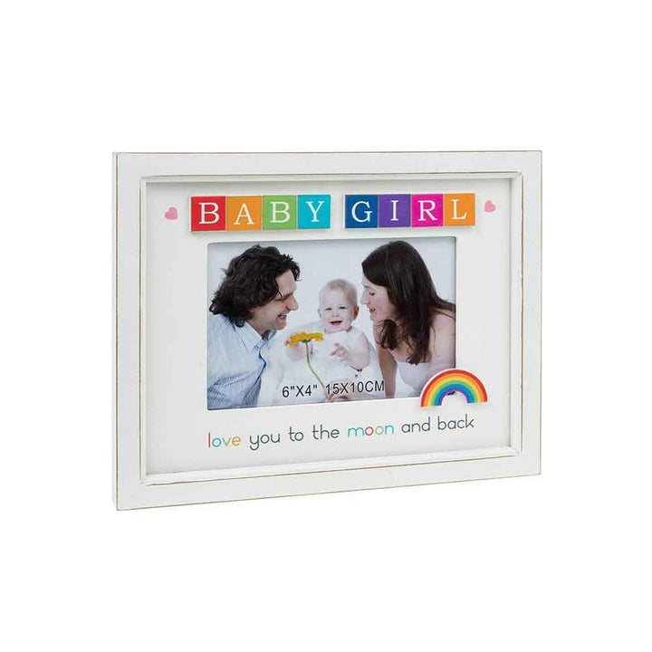 Shudehill Joe Davies Rainbow Scrabble Baby Girl Frame Main Picture