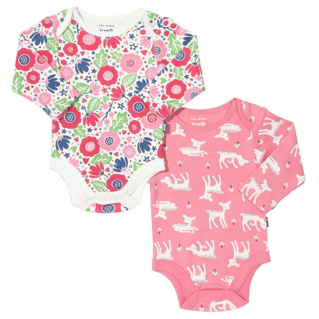 Kite Clothing GOTS Organic Cotton Little Deer Flora Bodysuits Front Picture