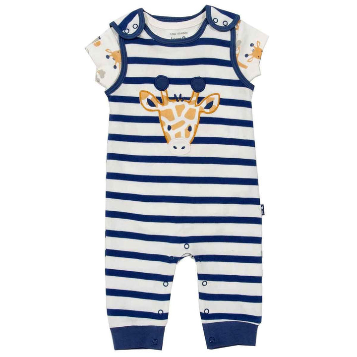 Kite eco-friendly GOTS certified organic cotton giraffe dungaree and bodysuit set main