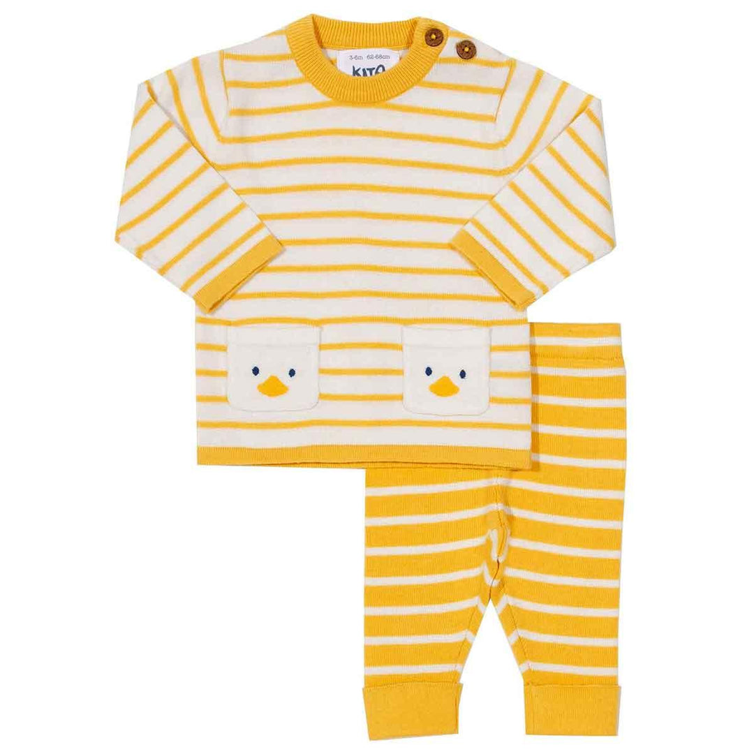 Kite eco-friendly GOTS certified organic cotton little duck knit set main