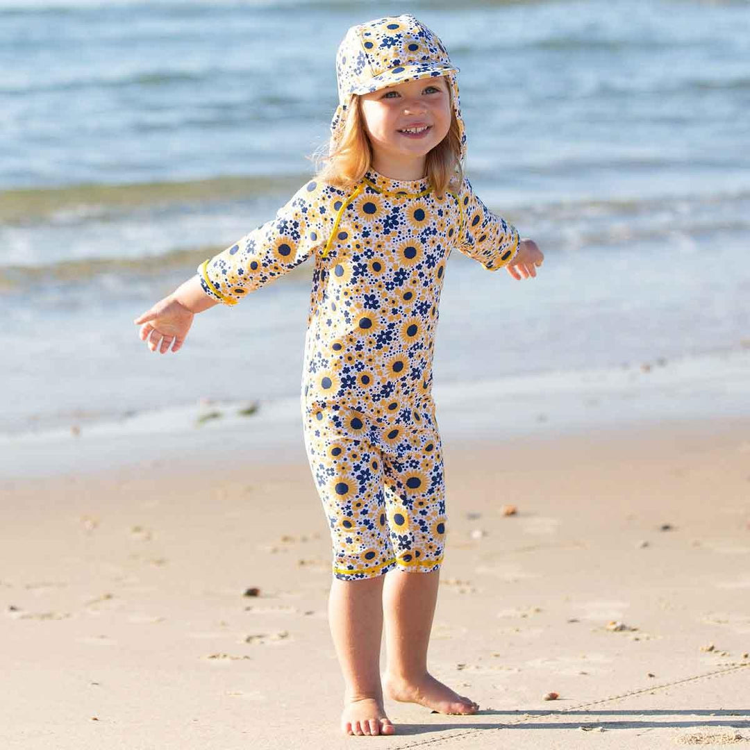 Kite Organic Sea Breeze Sunsuit Front Being Worn Picture