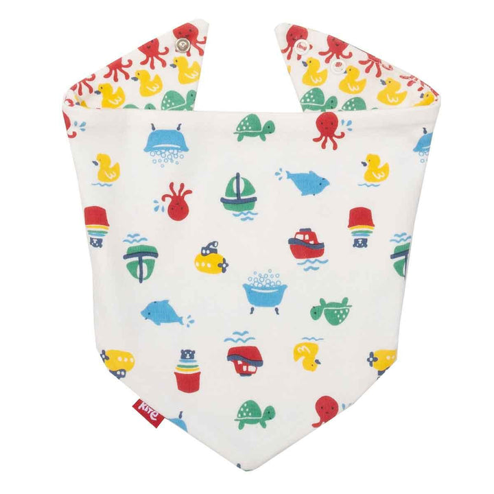 Kite GOTS Organic Splish Splash Reversible Bib Front Picture