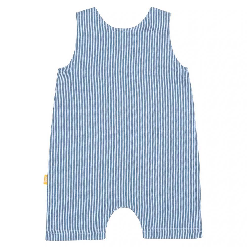 Kite Clothing GOTS Organic Cotton Ticking Dungarees Back Picture