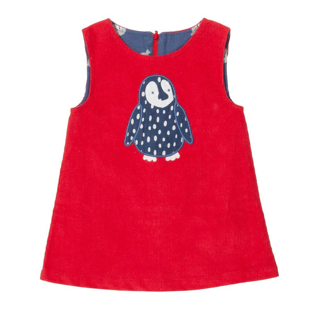 Kite Clothing GOTS Organic Cotton Penguin Reversible Dress Front Picture