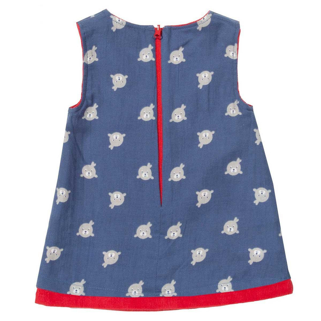 Kite Clothing GOTS Organic Cotton Penguin Reversible Dress Back Picture