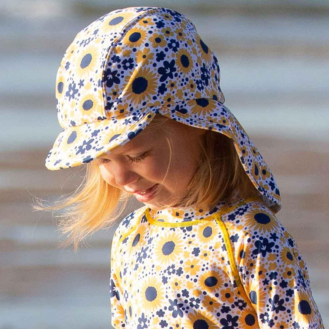 Kite Sea Breeze Protective Beach Hat Being Worn Picture