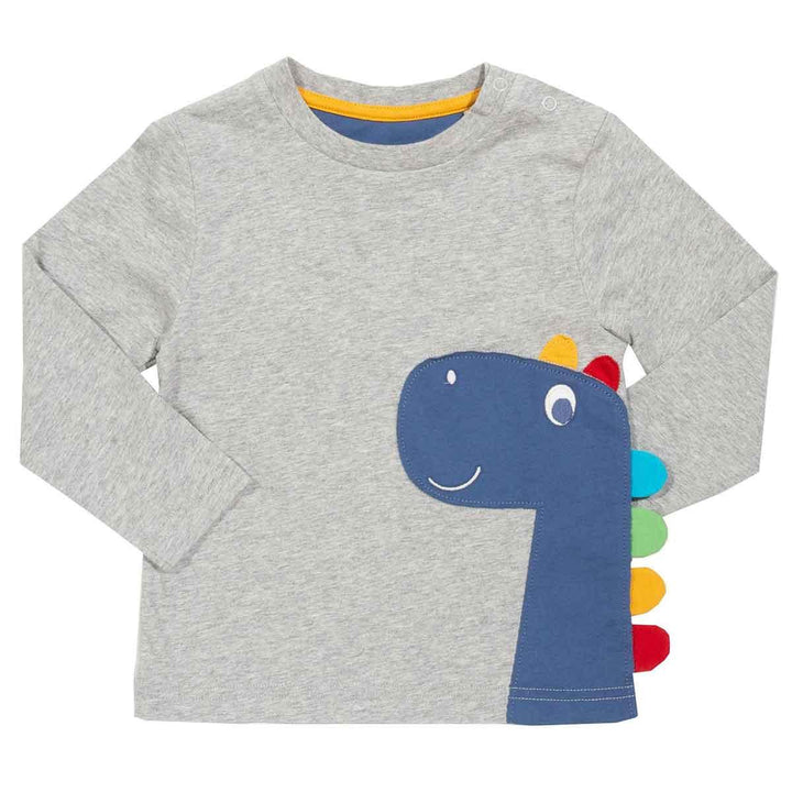 Kite Clothing GOTS Organic Cotton Spine-Osaurus T-Shirt Front Picture