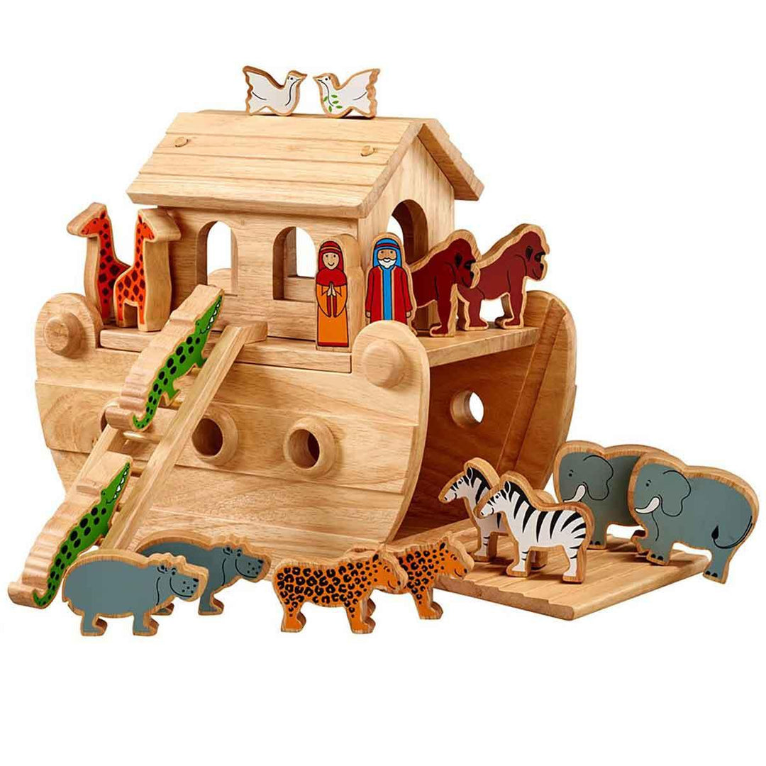 Lanka Kade Natural Wooden Junior Colourful Noah's Ark Main Picture