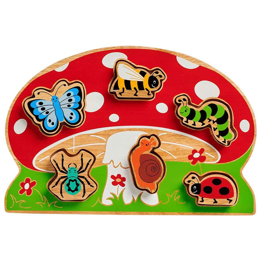 Lanka Kade Natural Wooden Minibeast Shape Sorter Main Picture