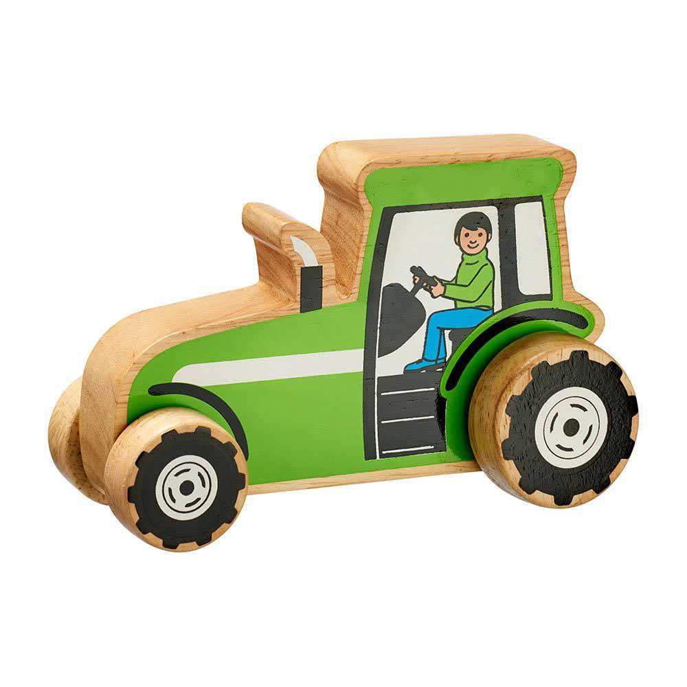 Lanka Kade Natural Wooden Green Tractor Main Picture