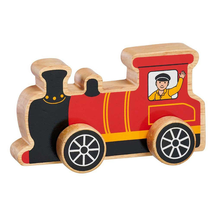 Lanka Kade Natural Wooden Red Train Main Picture