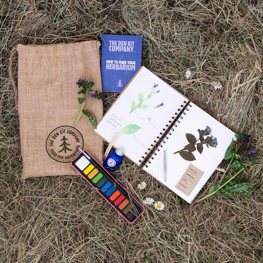 The Den Kit Company New Herbarium Activity Kit Details Outside