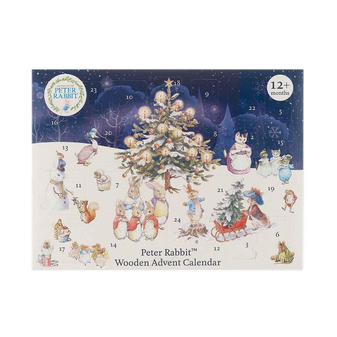 Orange Tree Toys Peter Rabbit Wooden Advent Calendar Box Picture