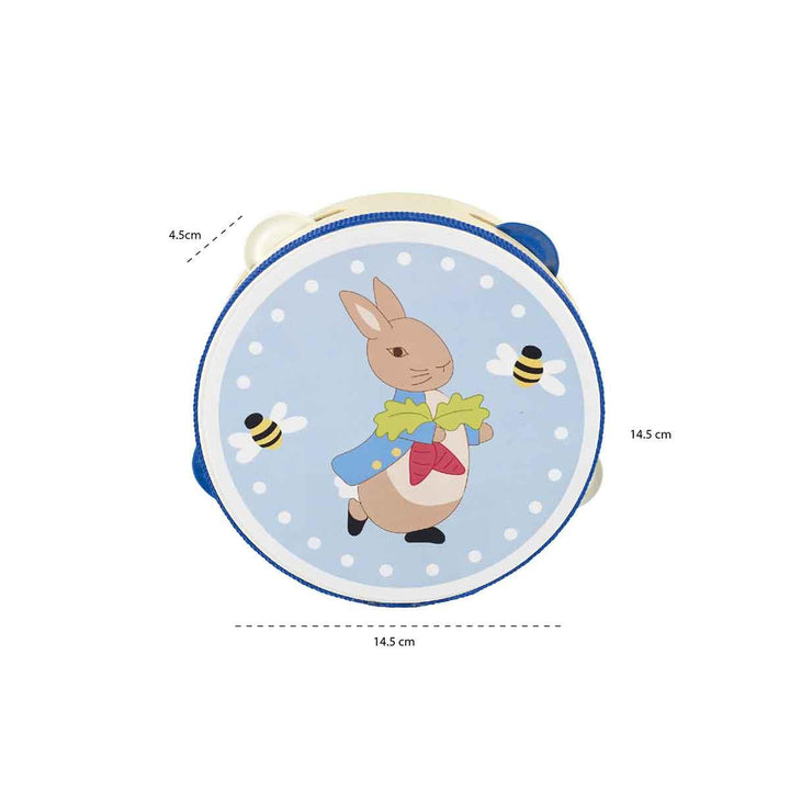 Orange Tree Toys Peter Rabbit Tambourine Measurements Picture