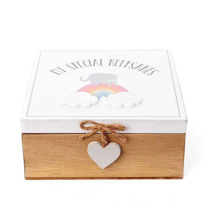 Celebrations Petit Cheri Rainbow "My Special Keepsakes" Box Front Picture