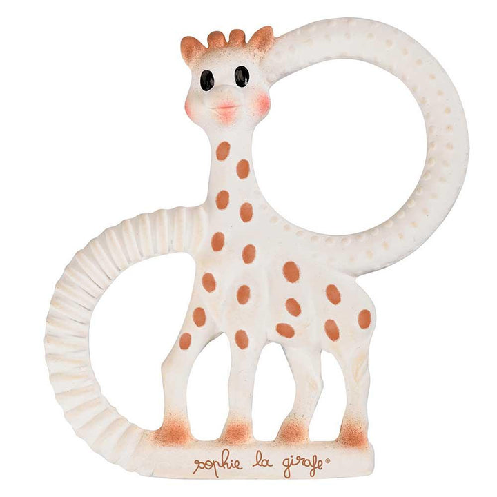 Sophie La Girafe So Pure Natural Rubber Teething Ring Duet Set Picture