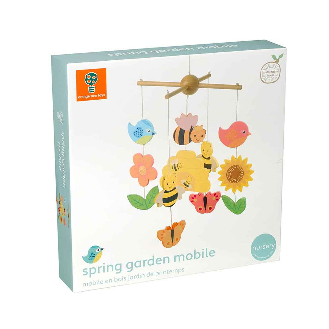 Orange Tree Toys Wooden Spring Garden Mobile Box Front Picture