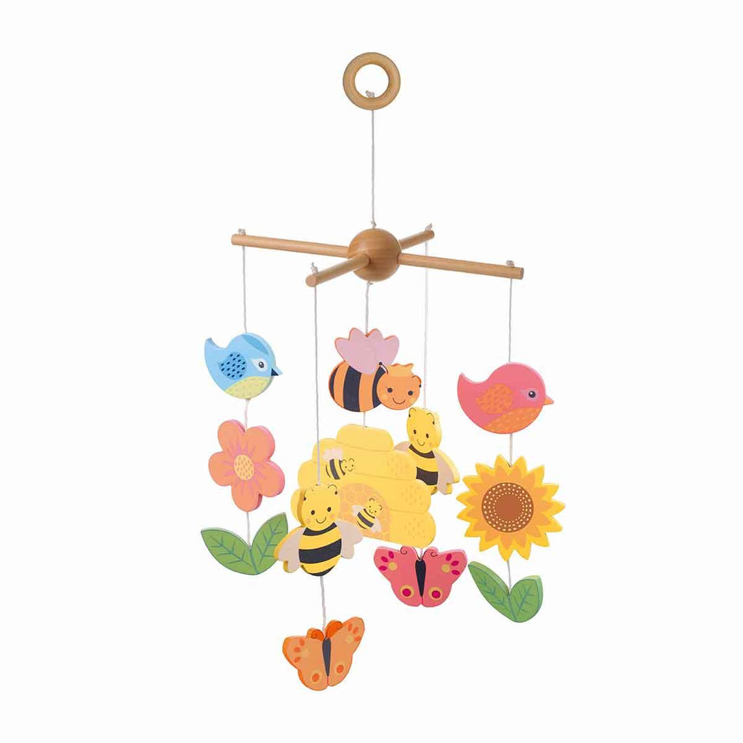 Orange Tree Toys Wooden Spring Garden Mobile Full Picture