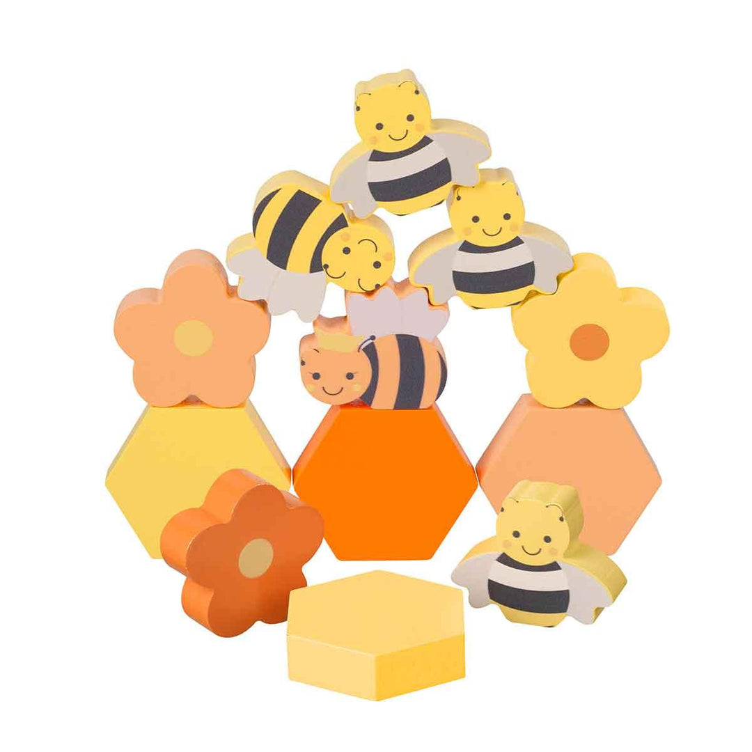 Orange Tree Toys Wooden Stacking Honey Bees Main Picture