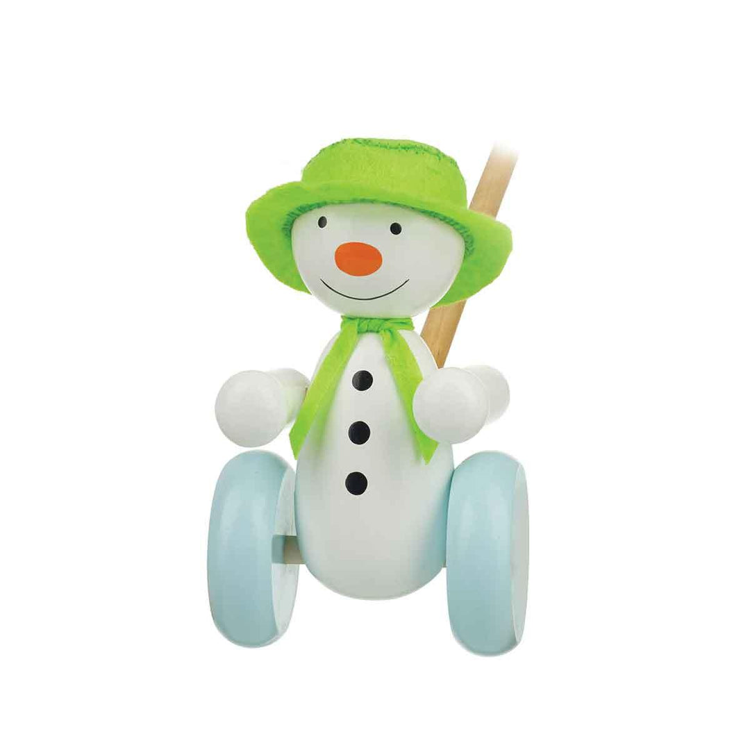 Orange Tree Toys Wooden The Snowman Push Along Christmas Toy Main Picture 