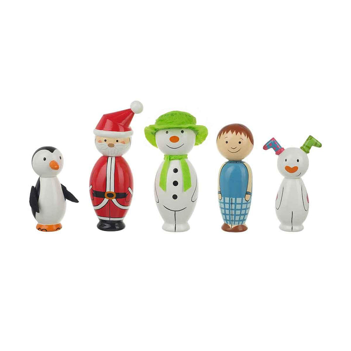 Orange Tree Toys Wooden The Snowman and The Snowdog Skittles Main Picture