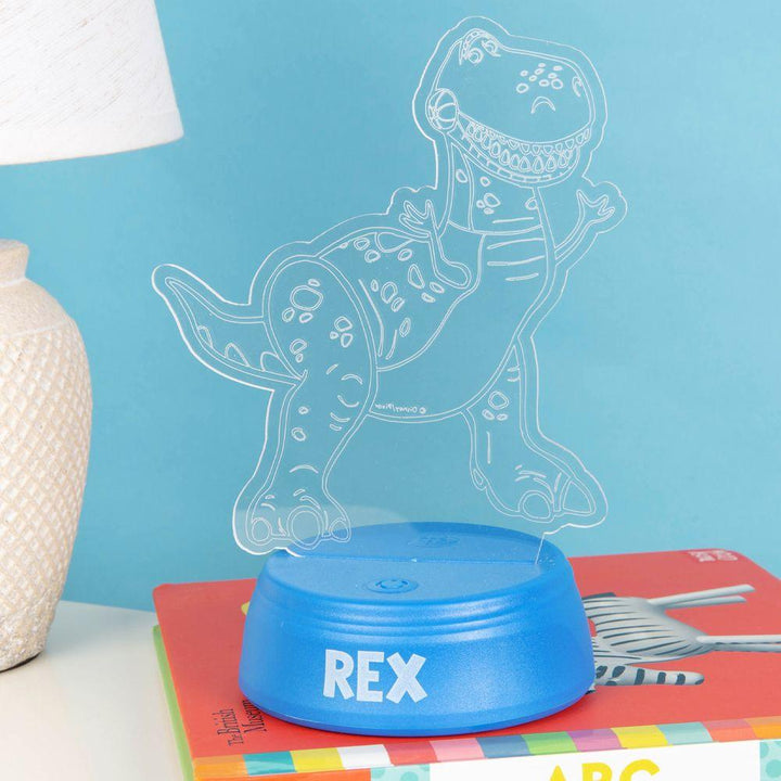 Disney Toy Story Rex Laser Etched Light