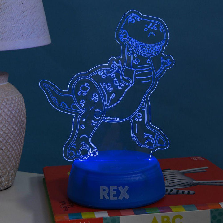 Disney Toy Story Rex Laser Etched Light