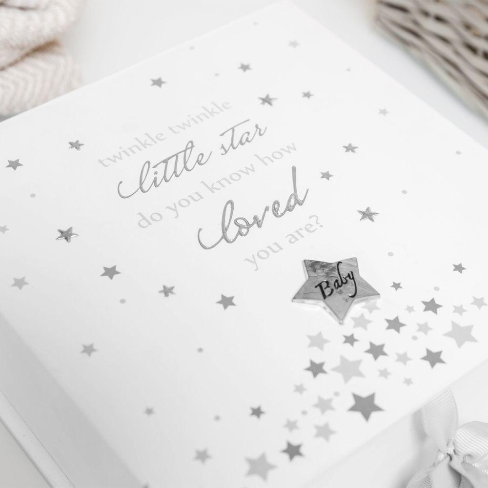 Twinkle Twinkle Keepsake Box Top Picture