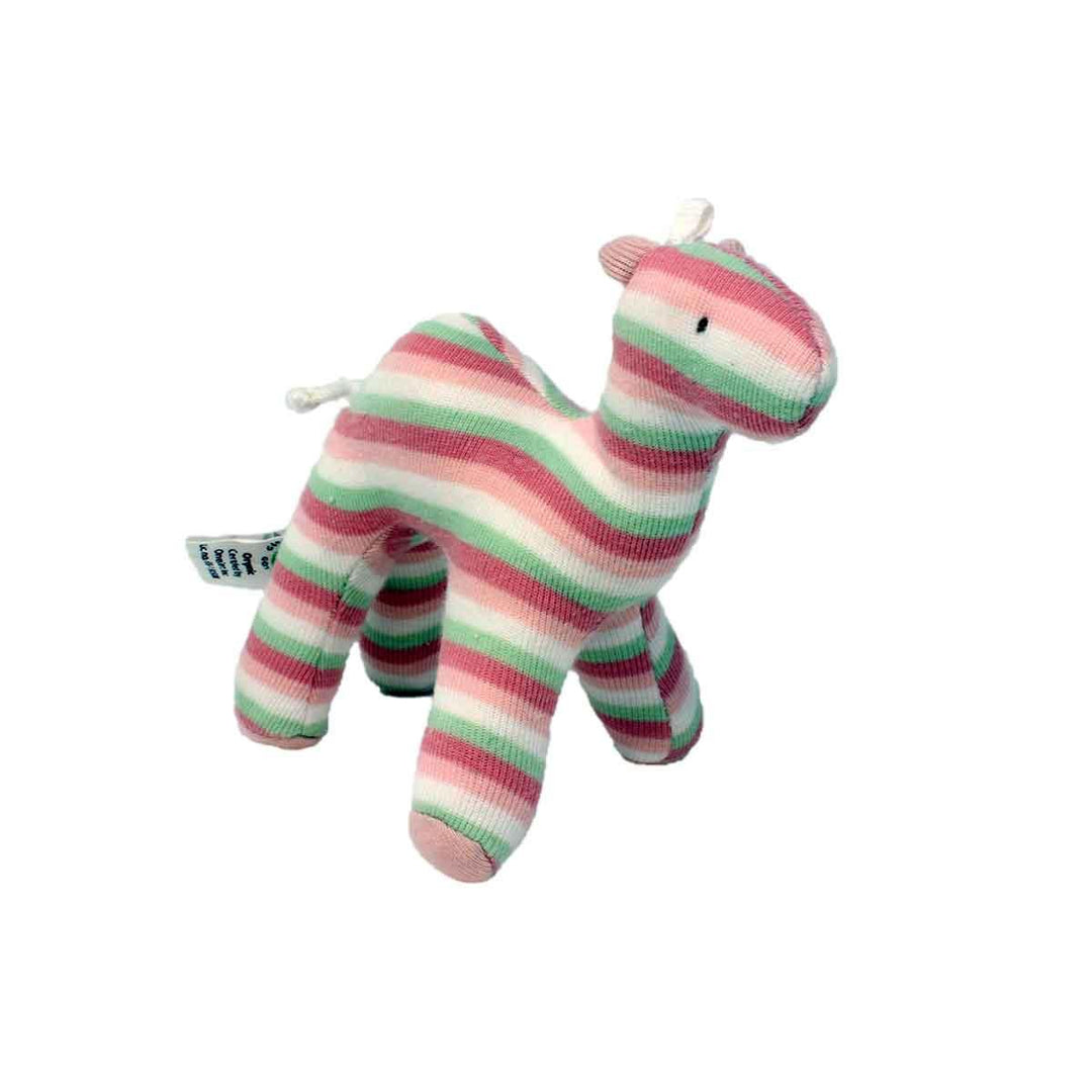 Under the Nile Organic Fair Trade Scrappy Camel in Pink and Green Stripe Main Picture 